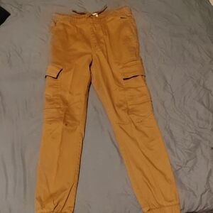 Boys Tan Cargo Pants